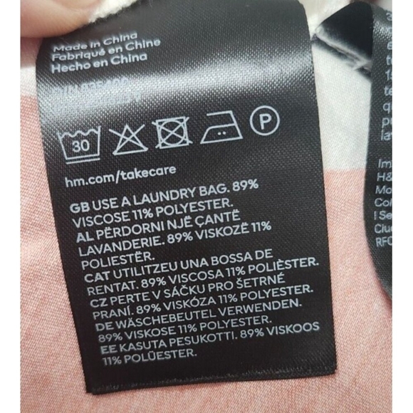 H&M Voluminous maxi dress Summer 2024 Collection (orange/Patterned) Size XXL - Picture 10 of 16